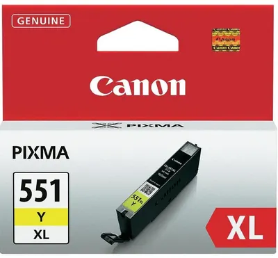 Cartuș de cerneală Canon - CLI-551XL, pentru PIXMA IP 7250, Yellow