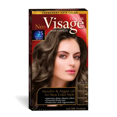 Visage Vopsea de par Neo Keratin & Argan Oil 25 Golden Brown