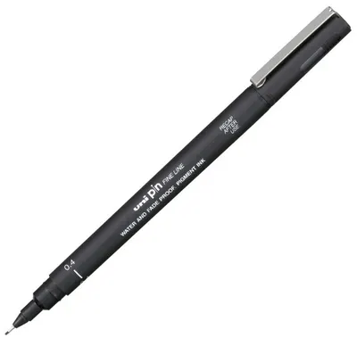 Liner Uniball Pin Fine – Negru, 0.04 mm