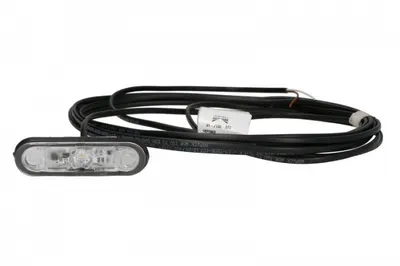 Lumina delimitare stanga dreapta; POSIPOINT II, alb, LED, inaltime 24,3mm; latime 81,4mm; adancime 20mm lungime cablu 5000mm, 12 24V (POSIPOINT II)