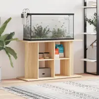 vidaXL Suport pentru acvariu, stejar Sonoma, 100x40x60 cm, lemn stratificat