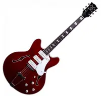 Chitară semi-acustică VOX - BC S66 CR, Cherry Red