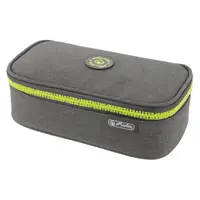 Penar tip etui, 1 fermoar, Herlitz BeatBox ABC gri/galben