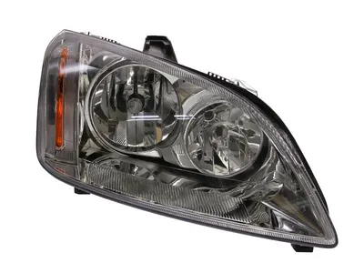 Far dreapta potrivit FORD FOCUS C-MAX 2003-2007 - (H1/H7, reglaj electric, fundal cromat)