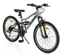 Bicicletă Byox – Adventura, 24'', gri