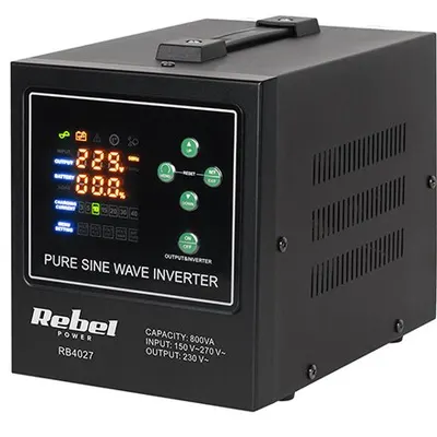 Ups Centrale Termice Sinus Pur 800VA 500W 12V REBEL RB-4027