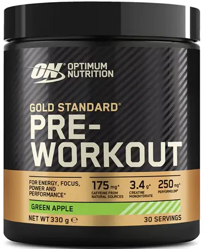 Gold Standard Pre-Workout, măr verde, 330 g, Optimum Nutrition