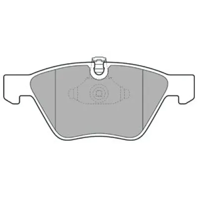 Set placute frana, frana disc DELPHI LP1956