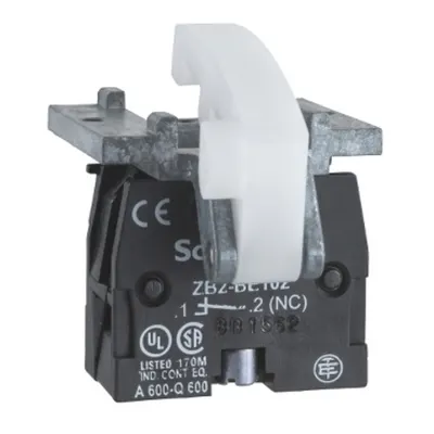 Bloc Contacte Revenire Cu Arc - 1 Nc + 1 No - Montare Pe Baza