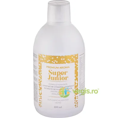 Aronia Super Junior Formula Avansata pentru Cresterea si Dezvoltarea Sanatoasa a Juniorilor 500ml