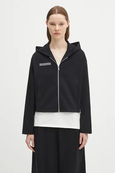 Pangaia bluză DNA Double Jersey Zip Up Hoodie