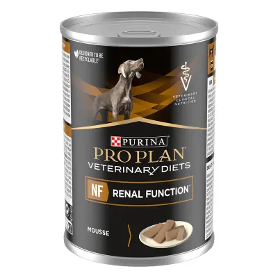 Conserva dietetica pentru caini Purina Pro Plan NF Renal Function Mousse 400 gr