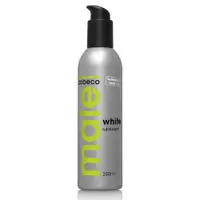 Lubrifiant pe bază de apă, Cobeco, MALE, 250 ml, alb