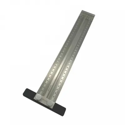 Rigla de marcare in T din aluminiu ROX Wood 153ROX0090, 300 mm