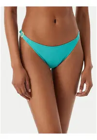 Slip de bikini pentru femei - verde - poliamida - elastan