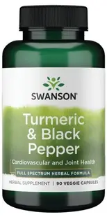 Turmeric & Black Pepper, 90 capsule, Swanson