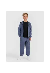 Pantaloni sport copii - joggeri - talie ajustabila - 2 buzunare - bleumarin - poliester