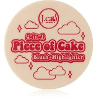 J.Cat Beauty 2 In 1 Piece Of Cake blush pentru iluminare