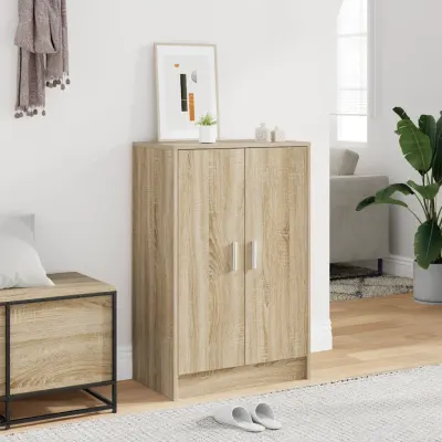 vidaXL Pantofar, stejar sonoma, 60x35x92 cm, lemn prelucrat