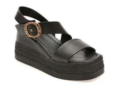 Sandale GRYXX negre, 1766347, din piele naturala