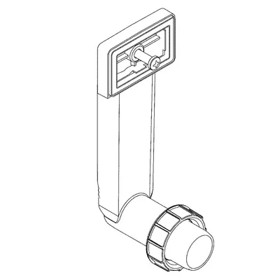 Preaplin chiuveta bucatarie Grohe 42620SD0, ornament, tub evacuare, ABS