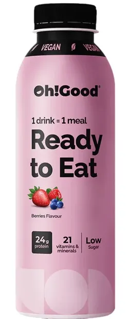 Ready to drink Meal Băutură proteică, fructe de pădure, 500 ml, Oh!Good