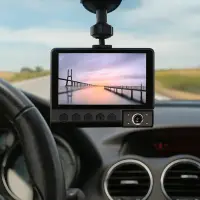 Camera Auto cu Oglinda Retrovizoare 3-in-1 – Ecran 4 inch, viziune nocturna, detectie miscarilor, asistenta la parcare, unghi larg 360°