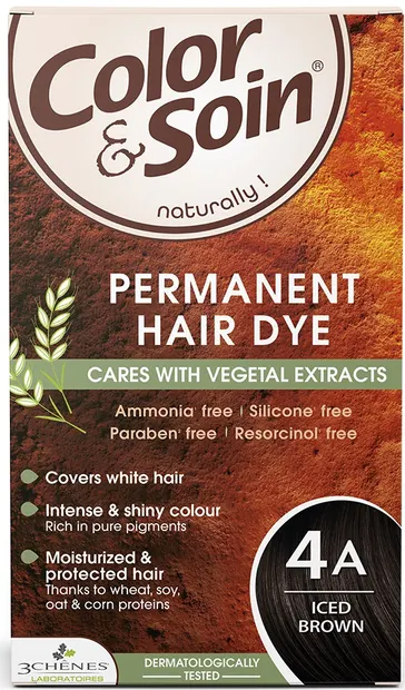 3 Chenes Color & Soin Vopsea de par, 4A culoare maro gheață