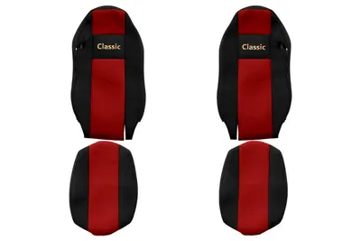 Set huse scaun textil camion compatibile cu MAN TGX (01.2007-12.2017) si MAN TGX 01.2018+