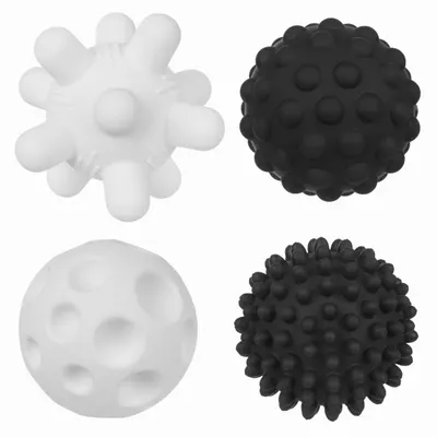 Set de 4 mingi senzoriale