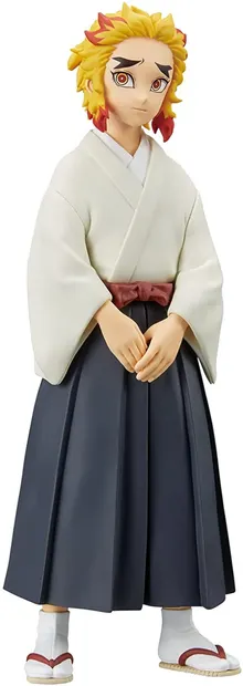 Statuetă Banpresto Animation: Demon Slayer - Senjuro Rengoku (Ver. B), 15 cm