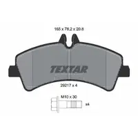 Set placute frana, frana disc TEXTAR 2921702