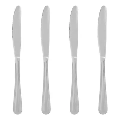 Cuțite de masă argintii din oțel inoxidabil 4 buc. Classic – Premier Housewares