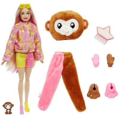 Papusa - Barbie - Cutie Reveal - Maimutica
