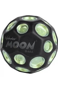 Minge hiperelastica: Waboba Moon Ball. Neagra cu pete verzi