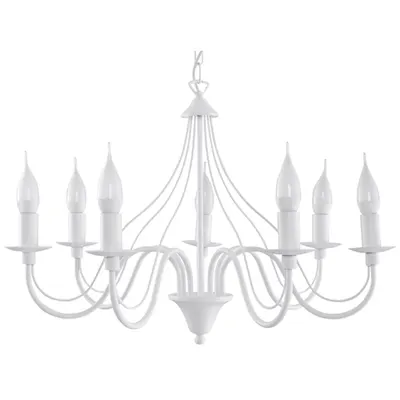 Candelabru MINERWA 7 alb