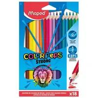 Creioane colorate Maped Color'Peps Strong,18 culori/set