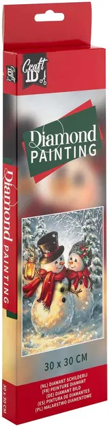 Grafix Pictură cu mărgele - Omul de zăpadă, 30 х 30 cm