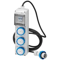 Tablou santier Q-DIN 5 ACS IEC 1X2P 2X3P 16A MOBIL Gewiss GW68243N