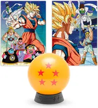Puzzle de colecționar cu două fețe Erik din 98 piese - Dragon Ball Z, cu cinci stele