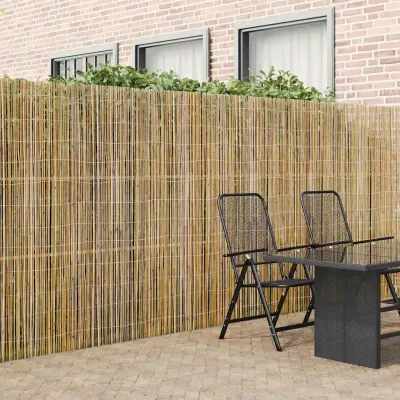 vidaXL Gard din bambus 500 x 180 cm Bambus natural