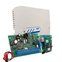 Centrala alarma antiefractie Cerber C816 cu comunicator IP/GPRS si carcasa cu traf. 2 partitii, 8 zone, 45 utilizatori