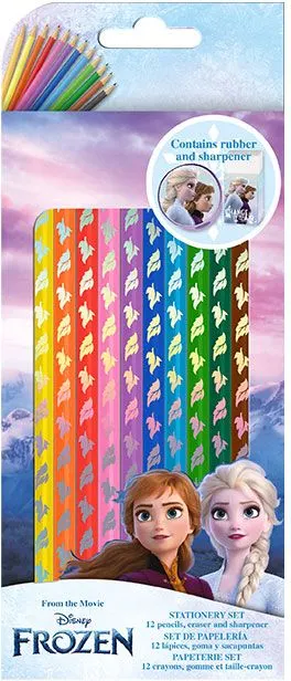 Creioane colorate Kids Licensing - Frozen 2, 12 culori