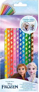 Creioane colorate Kids Licensing - Frozen 2, 12 culori