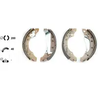 Set saboti frana TEXTAR 91044700