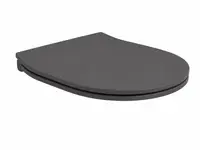 Capac vas wc cu soft close, quick release, antracit mat, Hatria Planeta