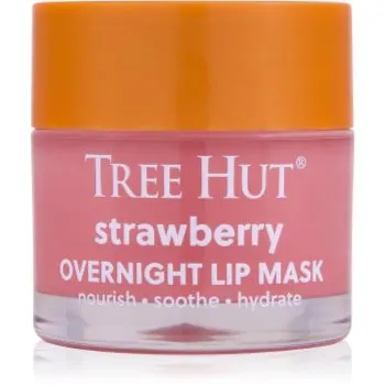 Tree Hut Strawberry Lip Mask Masca de noapte de buze