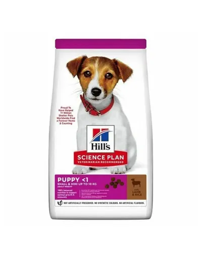 HILL'S Science Plan Puppy Small & Mini cu miel și orez 6 kg pentru căței