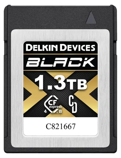Card de memorie Delkin - BLACK, 1.3TB, CFexpress Type B