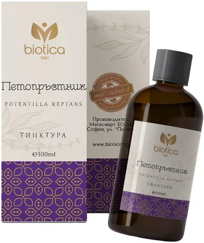 Tinctură de Cinnamomum cinquefoil, 100 ml, Biotica 1961